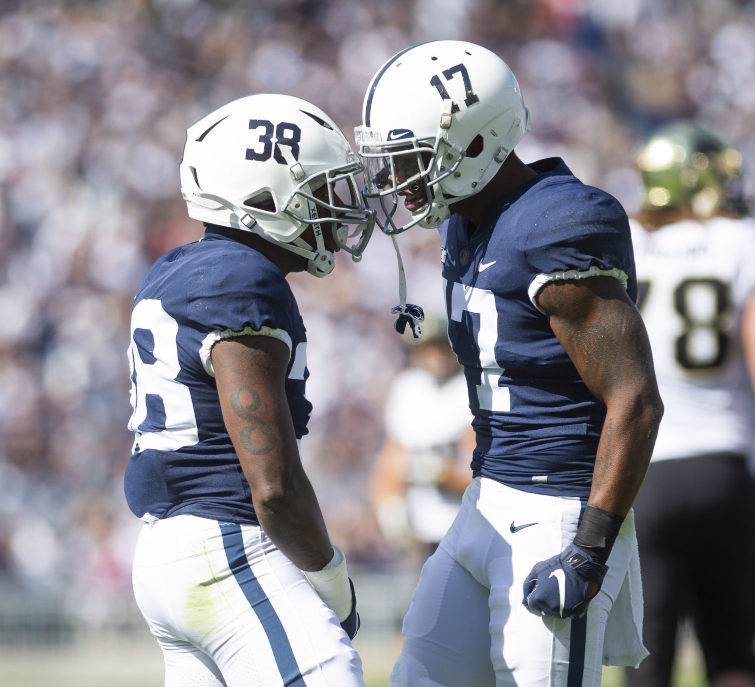 Purdue, Taylor (17) and Wade (38)